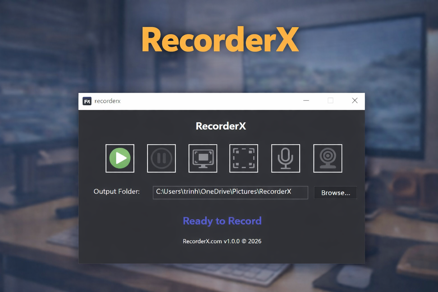 Beginner's Guide to Using RecorderX on Windows